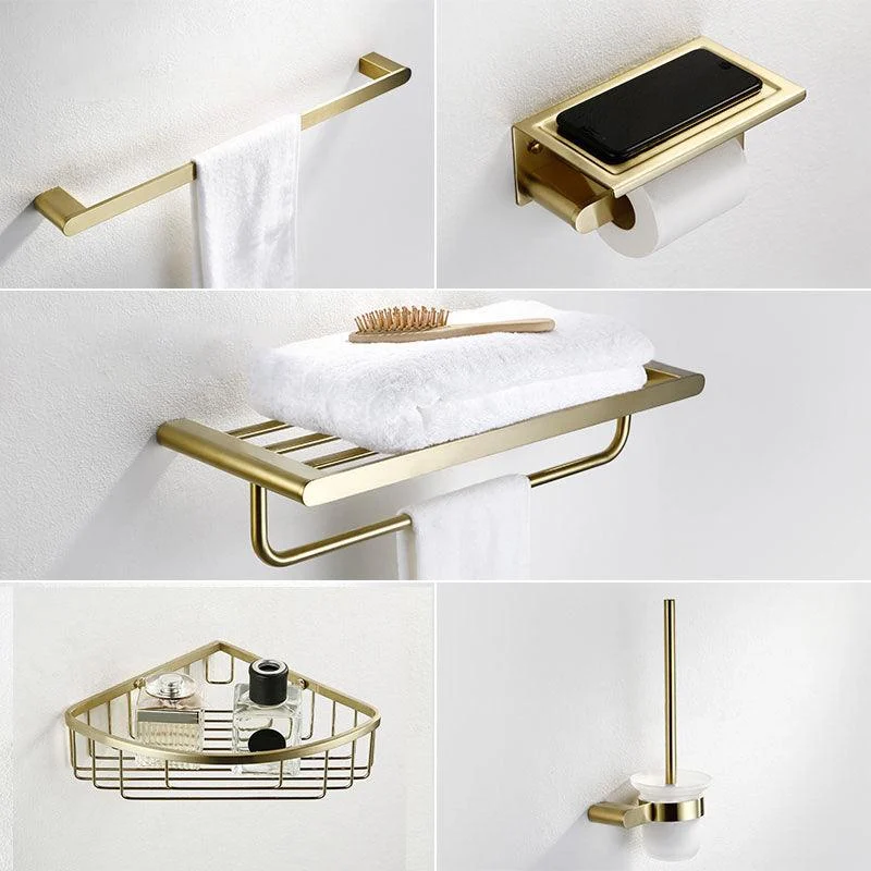 Brushed Brass Metal Bathroom Accessory As Individual Or As a Set -Bathlova