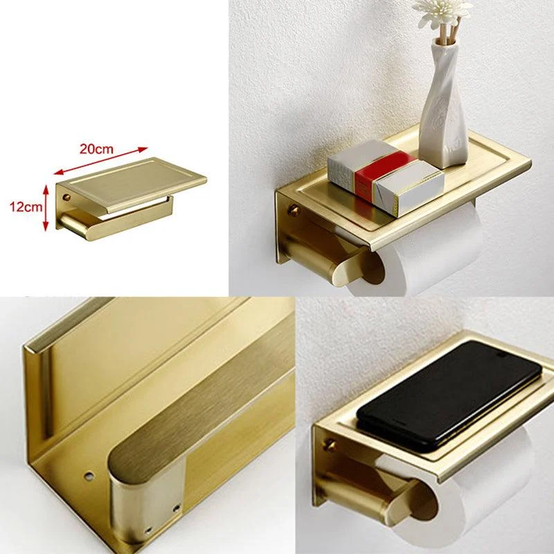 Brushed Brass Metal Bathroom Accessory As Individual Or As a Set -Bathlova