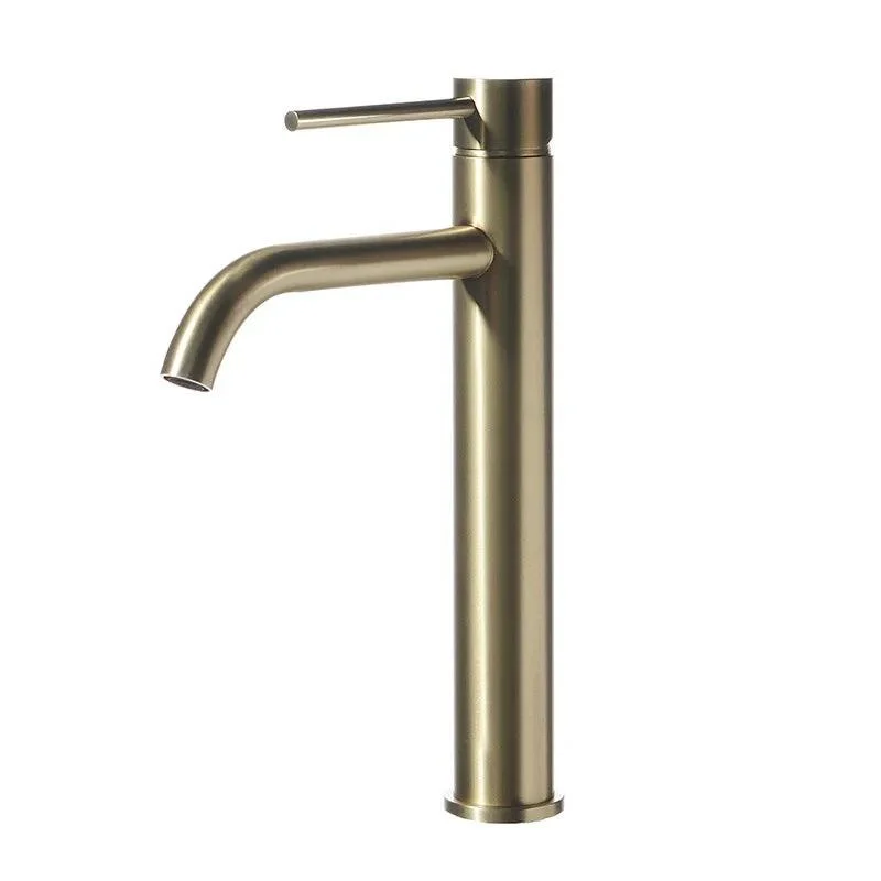 Brushed Gold Bathroom Basin Tap Cold And Hot Mixer Water Tap -Bathlova