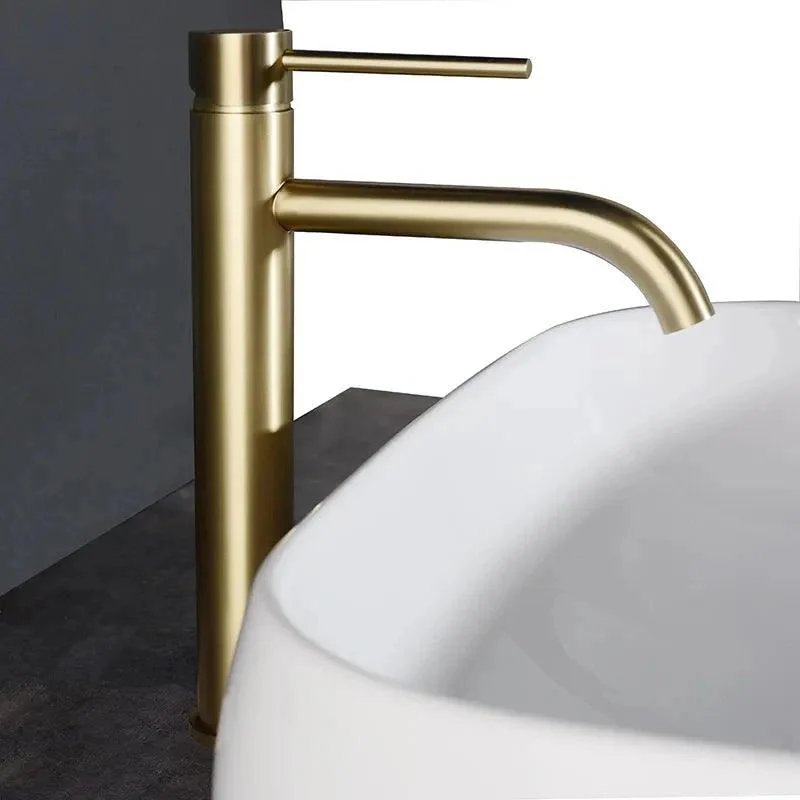 Brushed Gold Bathroom Basin Tap Cold And Hot Mixer Water Tap -Bathlova