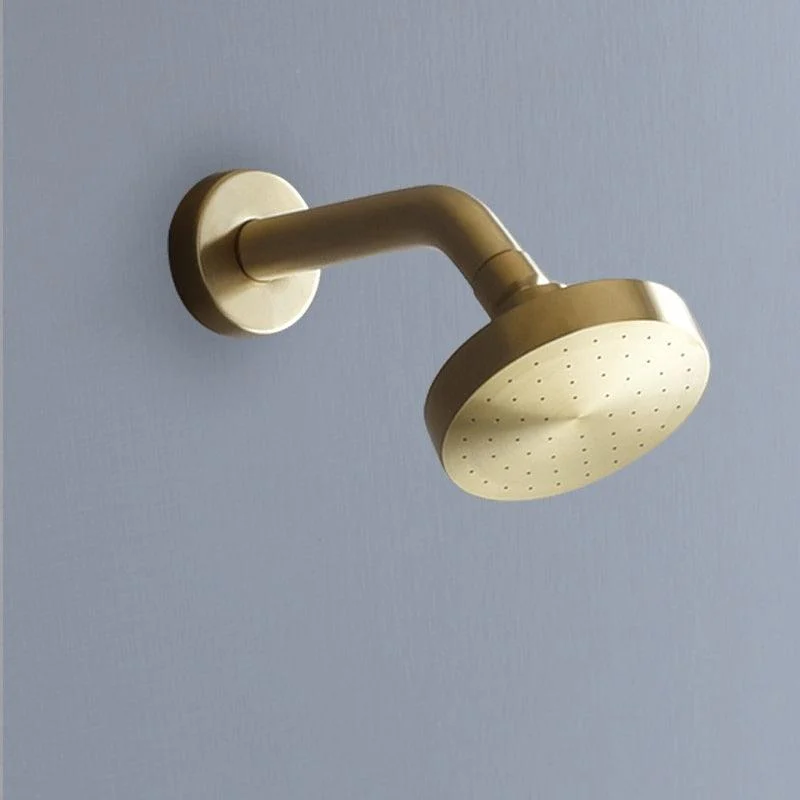 Brushed Gold Bathroom Fixture Waterfall Restroom Shower Tap Set -Bathlova