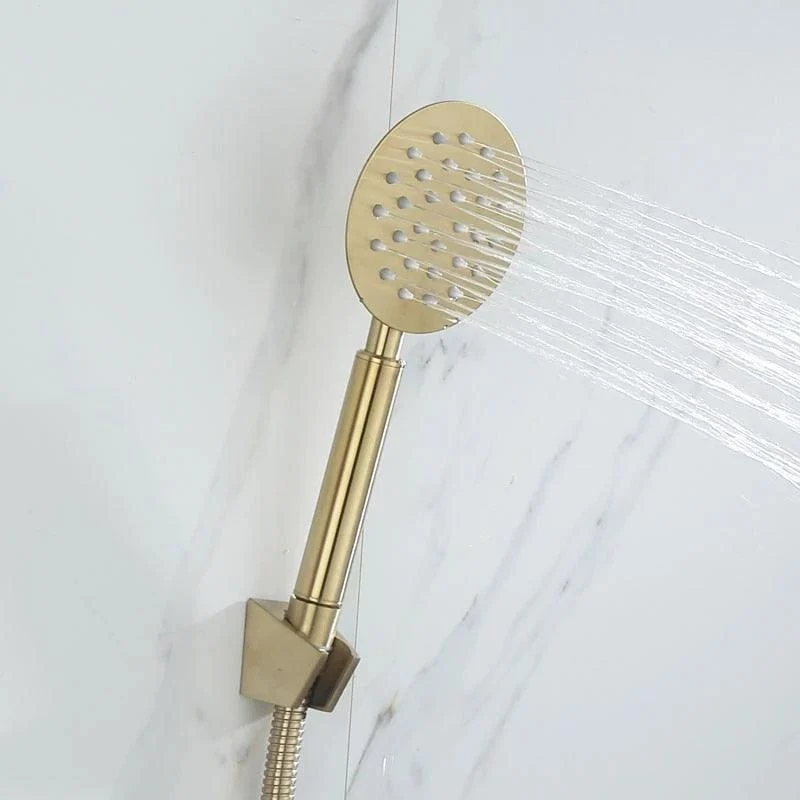 Brushed Gold Stainless Steel Bathroom Shower Tap -Bathlova