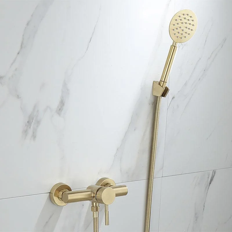 Brushed Gold Stainless Steel Bathroom Shower Tap -Bathlova