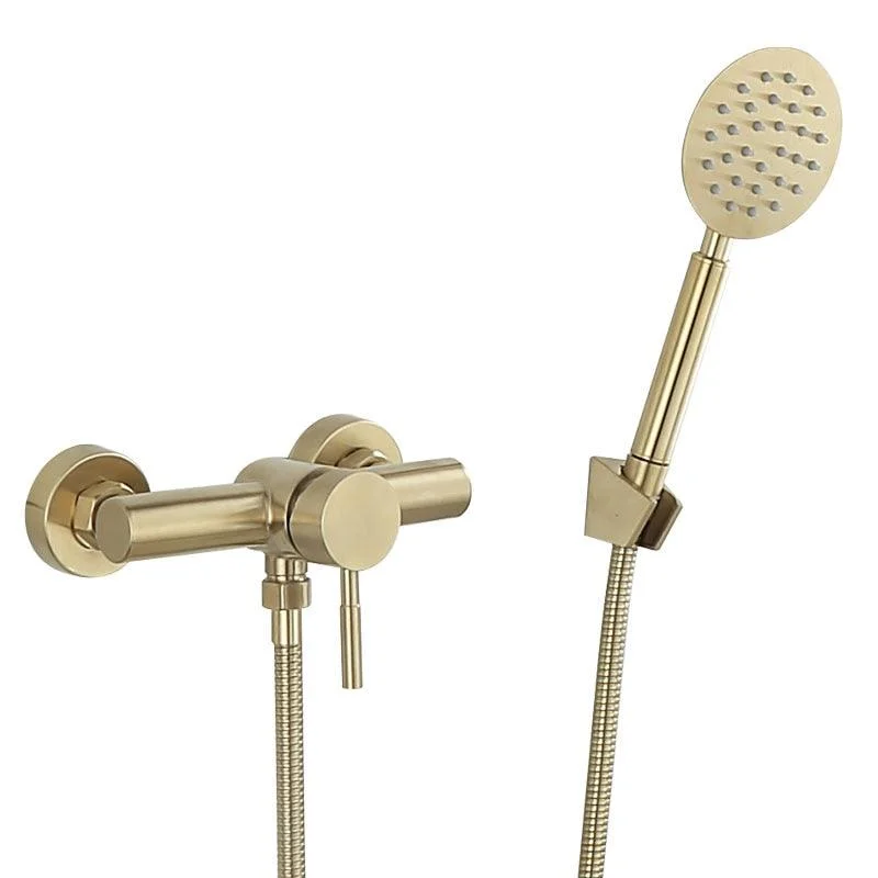 Brushed Gold Stainless Steel Bathroom Shower Tap -Bathlova