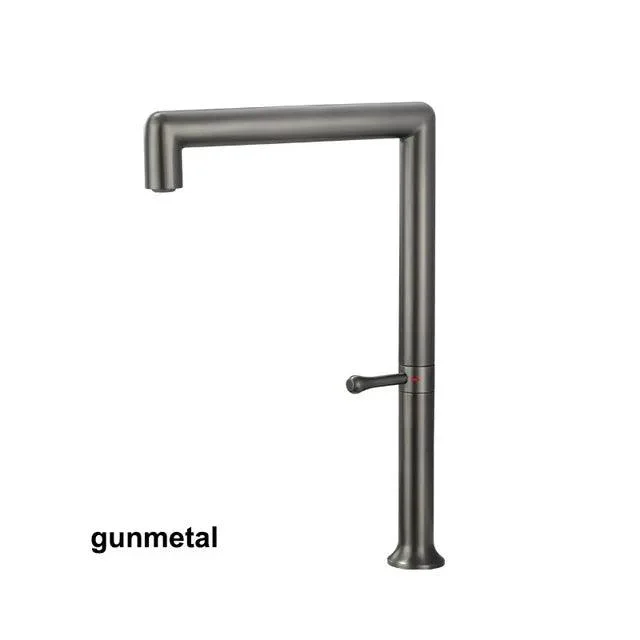 Brushed Stainless Steel Kitchen Sink Tap Kitchen Rotatable Tap -Bathlova