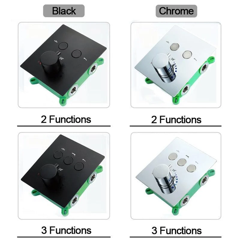 Built-in Thermostat Mixer Shower Tap Valve Bathroom Tap Valve -Bathlova