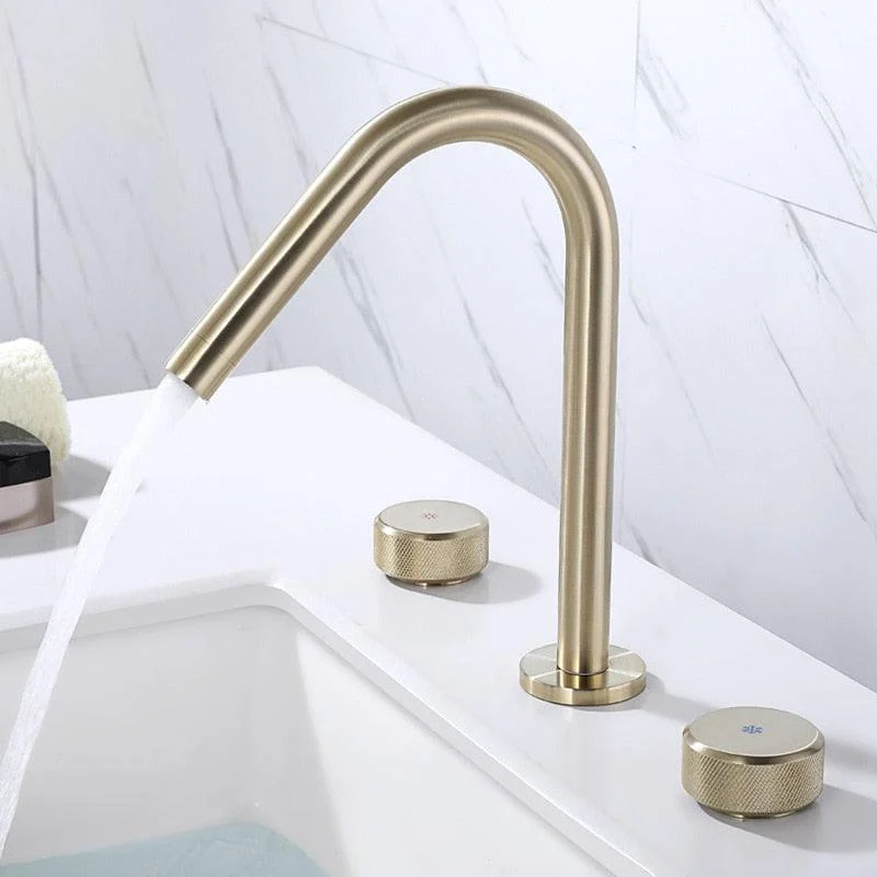 Cairo - Modern Double Handle Basin Tap -Bathlova