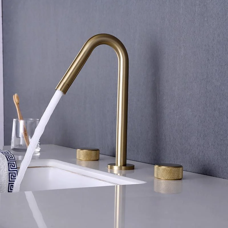 Cairo - Modern Double Handle Basin Tap -Bathlova