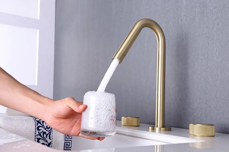 Cairo - Modern Double Handle Basin Tap -Bathlova