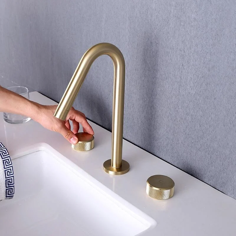 Cairo - Modern Double Handle Basin Tap -Bathlova