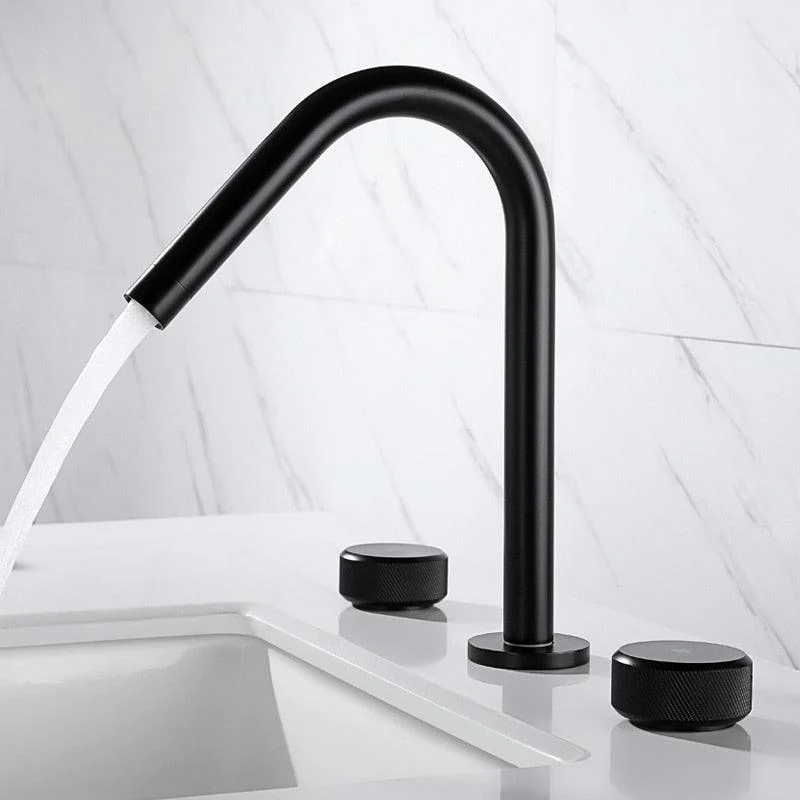 Cairo - Modern Double Handle Basin Tap -Bathlova