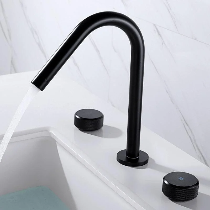 Cairo - Modern Double Handle Basin Tap -Bathlova