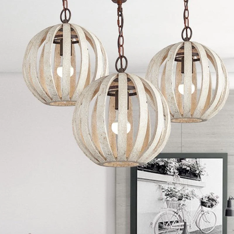 Callister - Rustic Hanging Cage Light -Bathlova