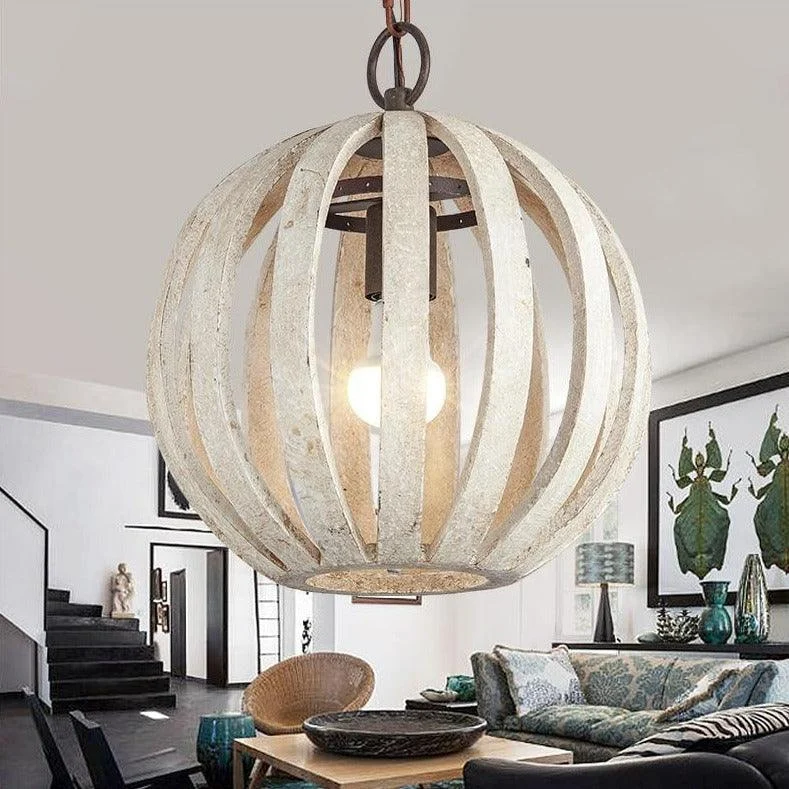 Callister - Rustic Hanging Cage Light -Bathlova