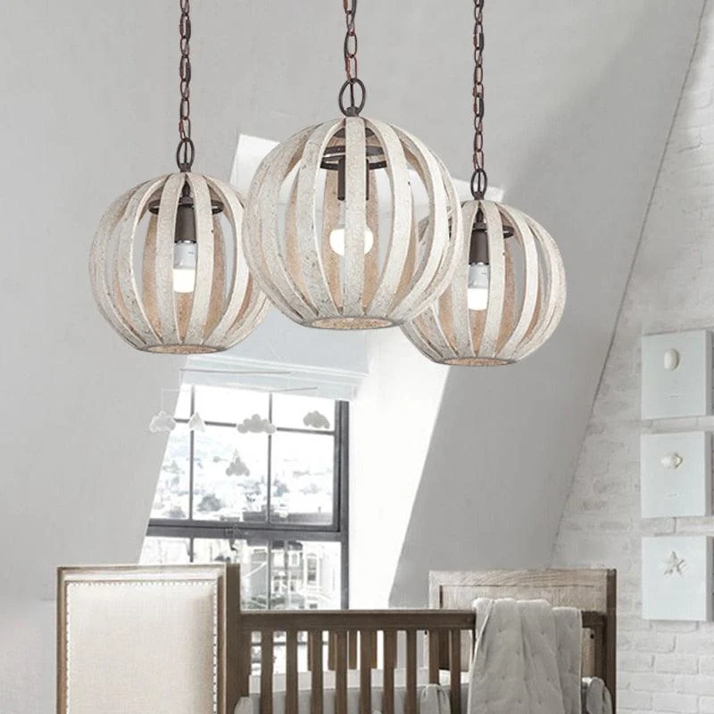 Callister - Rustic Hanging Cage Light -Bathlova