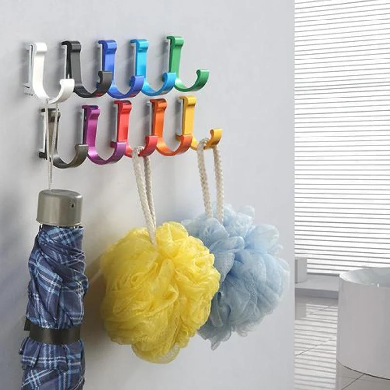 Candy Color Clothes Hanger And Towel Bathroom Hooks -Bathlova