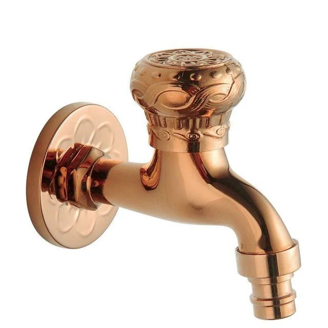 Carved Brass Tap Decorative Outdoor Garden Tap for Washing Machine -Bathlova