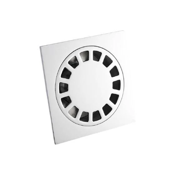 Chrome Silver Bathroom Floor Drain Cover -Bathlova