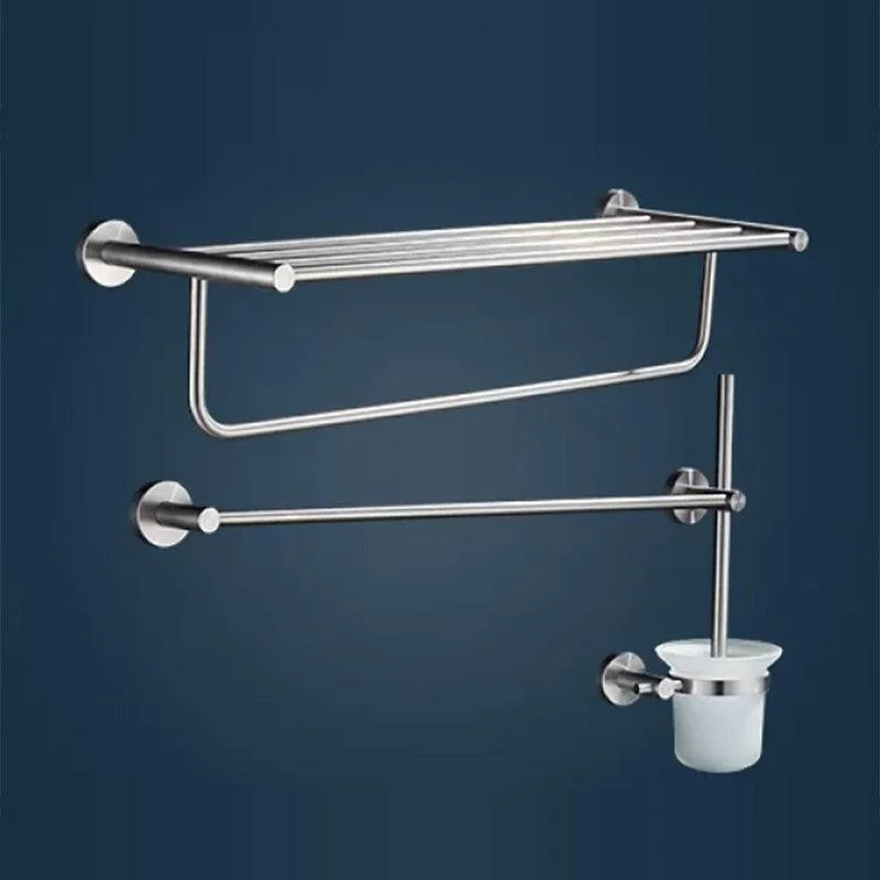 Chrome Traditional Bathroom Hardware Set Stainless Steel Bathroom Set -Bathlova