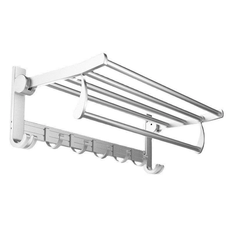 Chrome/Black Classic Bathroom Accessory Set Modern Bath Shelf/ Towel Bar & Paper Holder -Bathlova