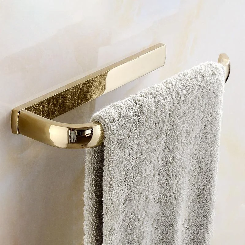 Chrome/Gold Bathroom Accessory Set Modern Metal Bathroom Hardware Set -Bathlova