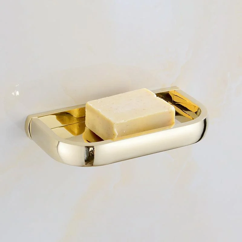 Chrome/Gold Bathroom Accessory Set Modern Metal Bathroom Hardware Set -Bathlova