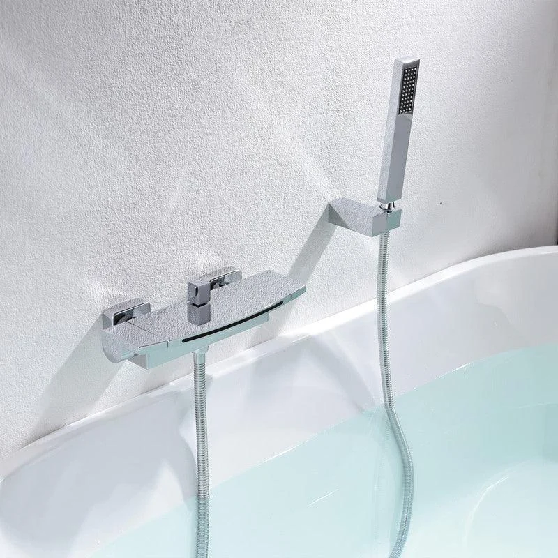 Classic Bath Tap Solid Color Wall Mounted Waterfall Bathroom Tap -Bathlova