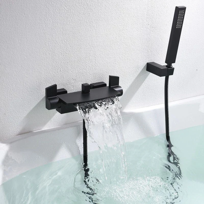 Classic Bath Tap Solid Color Wall Mounted Waterfall Bathroom Tap -Bathlova