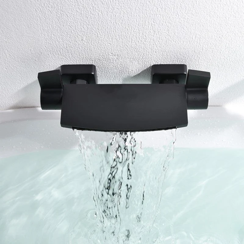 Classic Bath Tap Solid Color Wall Mounted Waterfall Bathroom Tap -Bathlova