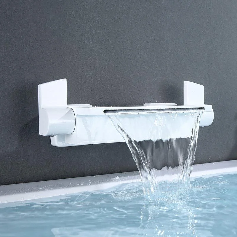 Classic Bath Tap Solid Color Wall Mounted Waterfall Bathroom Tap -Bathlova