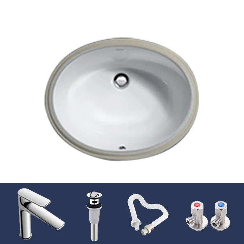 Classic Bathroom Sink Rectangular Vessel Bathroom Sink with Tap -Bathlova