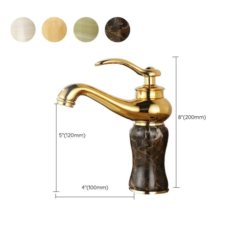 Classic Bathroom Vessel Tap Lever Handle Circular Vessel Tap -Bathlova