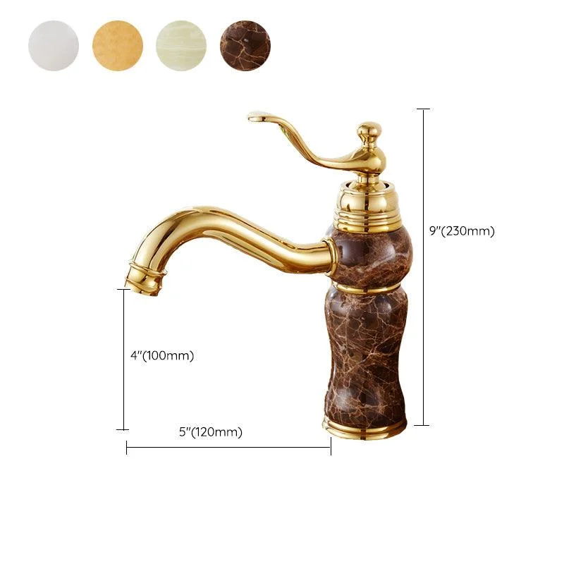 Classic Bathroom Vessel Tap Lever Handle Circular Vessel Tap -Bathlova