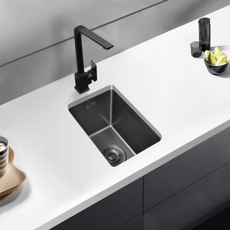 Classic Black Sink Overflow Stainless Steel Workstation Sink with Tap -Bathlova