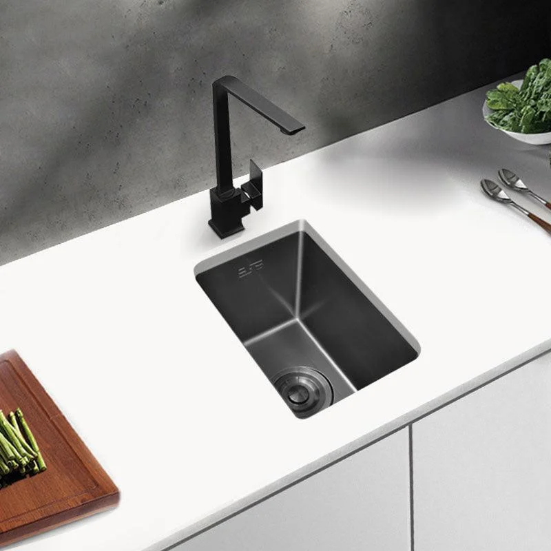 Classic Black Sink Overflow Stainless Steel Workstation Sink with Tap -Bathlova