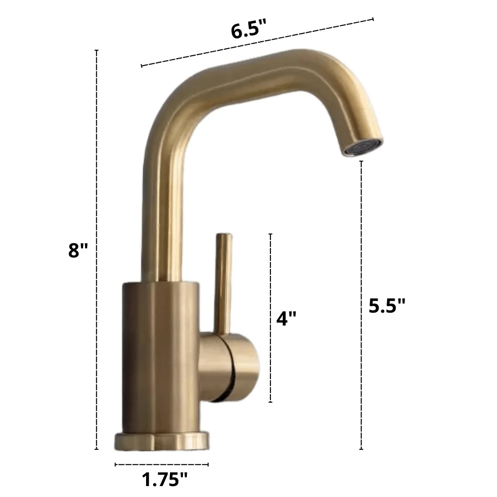 Classic Brass Single Handle Tap -Bathlova