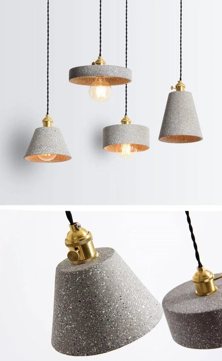 Classic Cement Pendant Lights -Bathlova