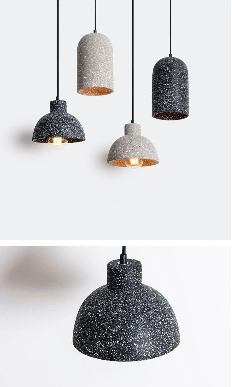 Classic Cement Pendant Lights -Bathlova