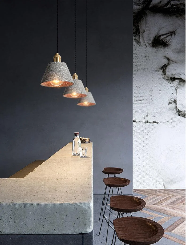 Classic Cement Pendant Lights -Bathlova