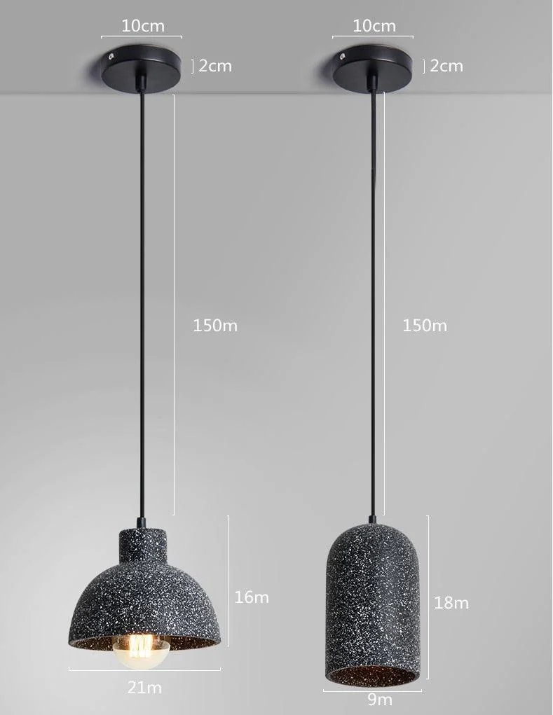 Classic Cement Pendant Lights -Bathlova