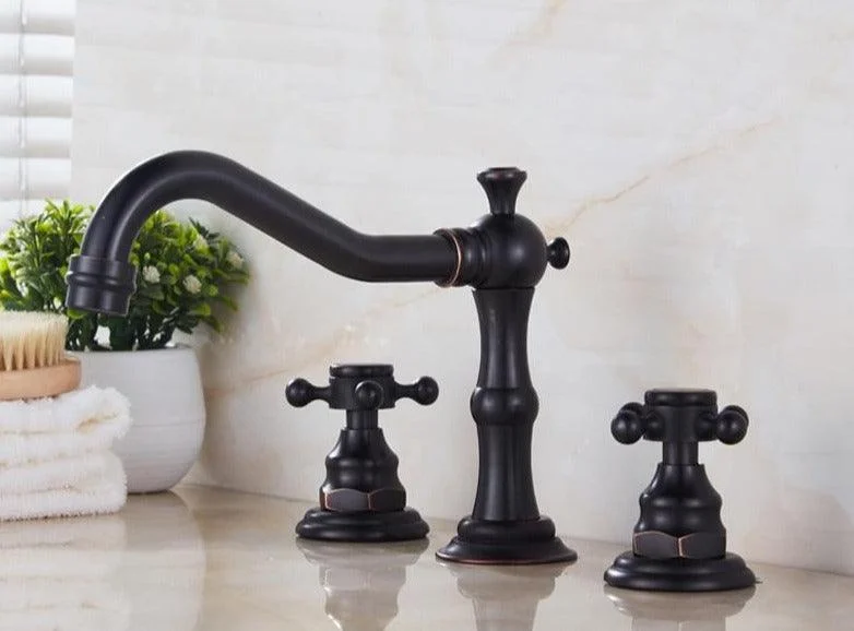 Classic Double Handle Bathroom Tap -Bathlova