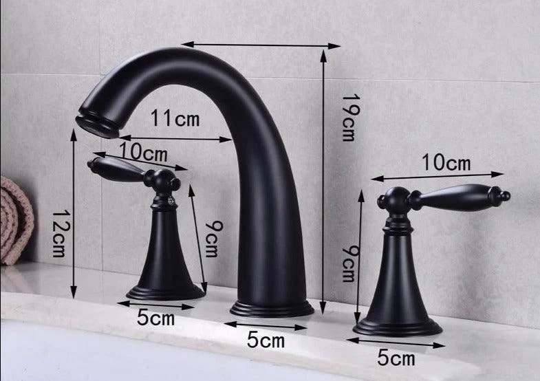 Classic Double Handle Bathroom Tap -Bathlova