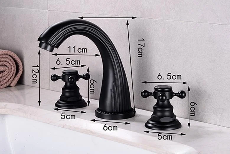 Classic Double Handle Bathroom Tap -Bathlova