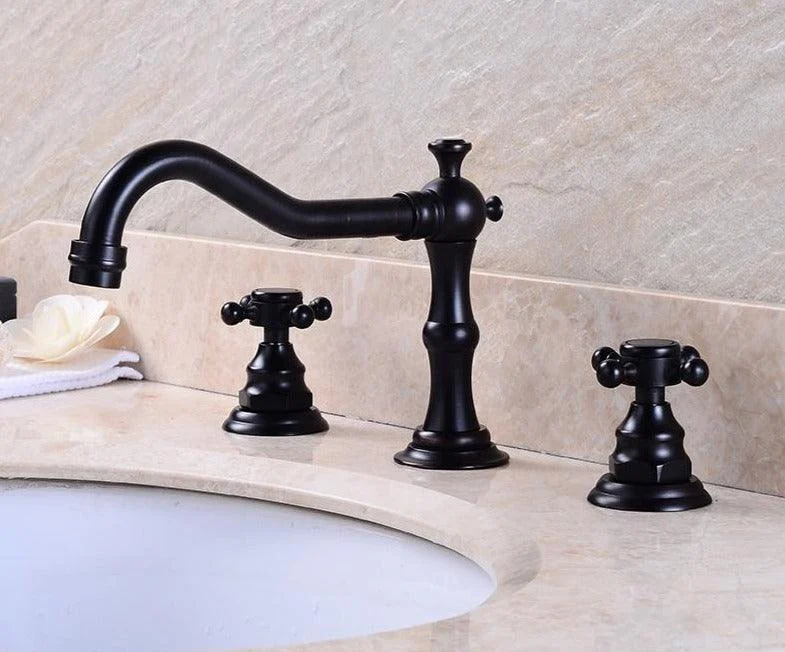 Classic Double Handle Bathroom Tap -Bathlova