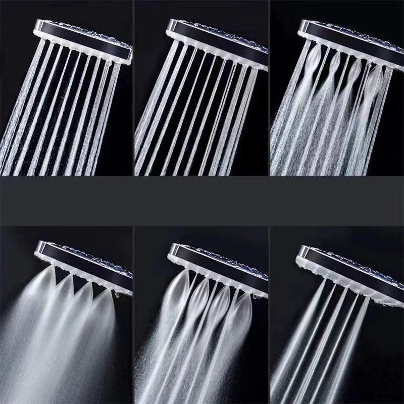 Classic Handheld Shower Head Standard Round Shower Heads in Silver -Bathlova