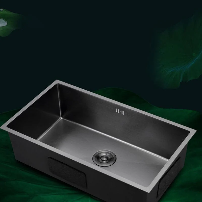 Classic Kitchen Sink Stainless Steel Black Workstation Sink with Tap -Bathlova