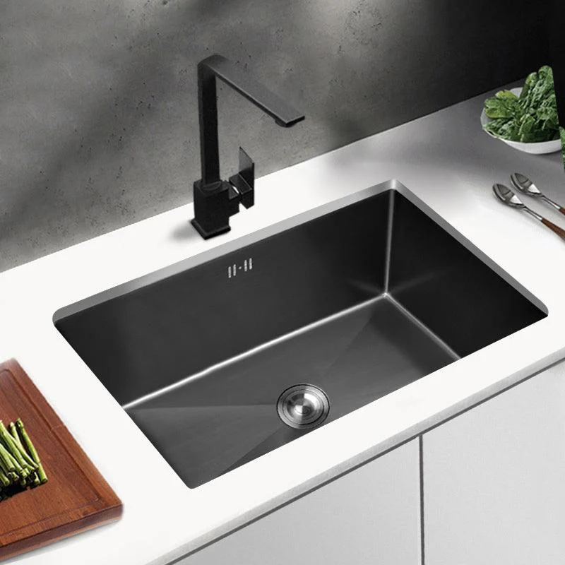 Classic Kitchen Sink Stainless Steel Black Workstation Sink with Tap -Bathlova