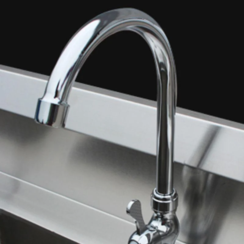 Classic Kitchen Sink Stainless Steel Double Basin Kitchen Sink with Taps -Bathlova