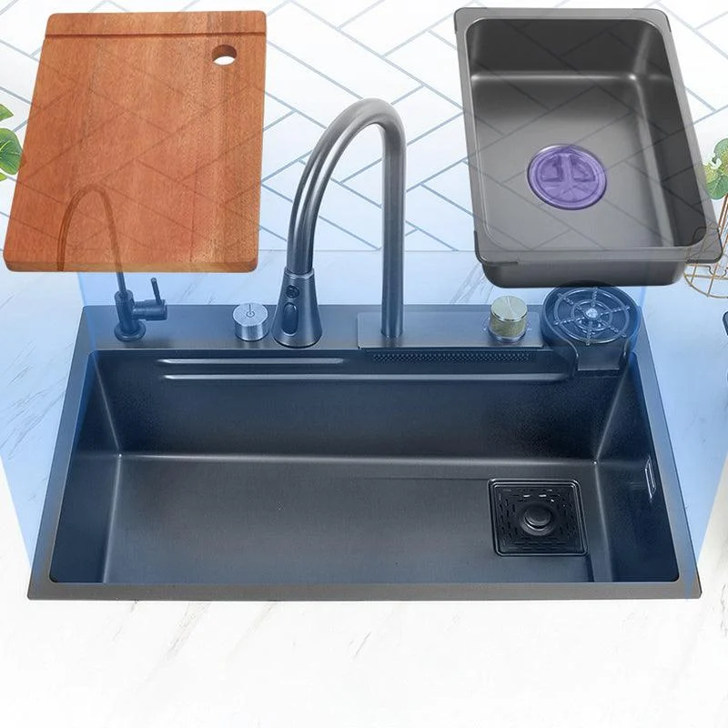 Classic Kitchen Sink Stainless Steel Drop-In Friction Resistant Kitchen Sink -Bathlova