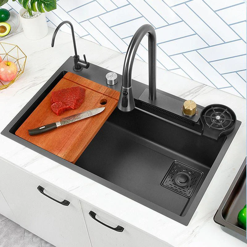 Classic Kitchen Sink Stainless Steel Drop-In Friction Resistant Kitchen Sink -Bathlova